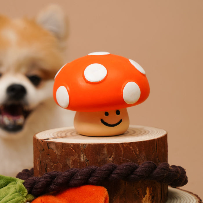 BaconBox Orange Mushroom Latex Toy 菇菇乳膠玩具
