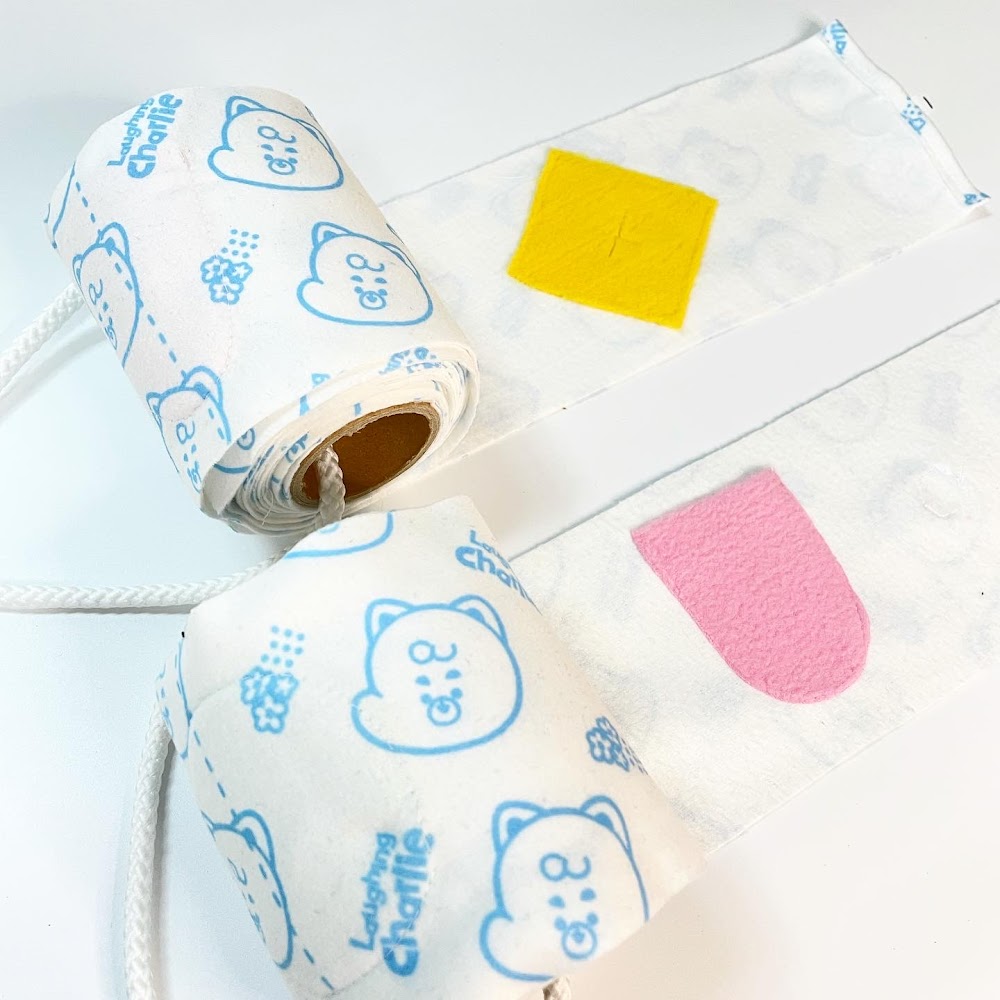 韓國 Laughing Charlie Tissue Toy 紙巾筒藏食玩具