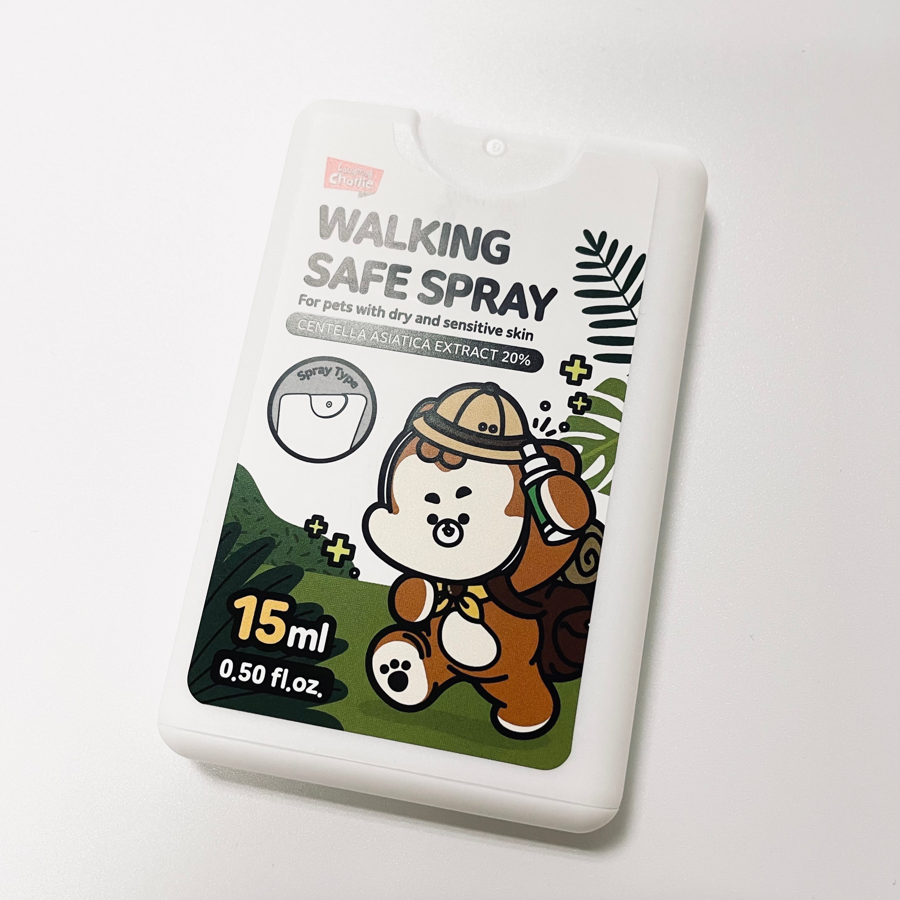 韓國Laughing Charlie Walking Safe Spray 戶外防蟲噴霧 15ml 輕便裝