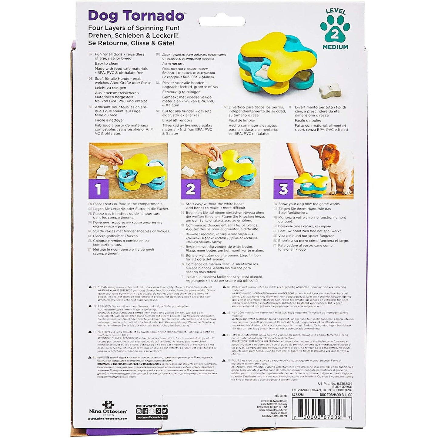 Outward Hound Nina Ottosson 龍捲風益智零食板