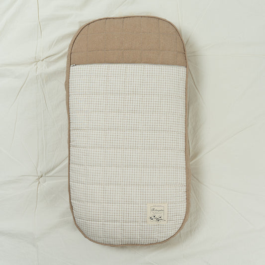 Ritogato Honeybuney Pet Cart Cushion 小熊格仔款寵物推車車墊套裝 - 啡色