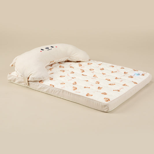 Ritogato Air-Coil氣墊涼感床連枕頭 Air-Coil Dog Cool Mat with Pillow (W Bear)