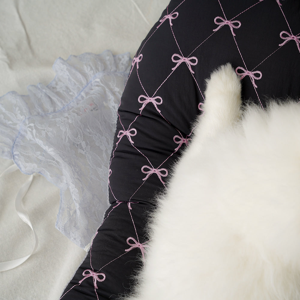 Rottie 寵物推車 粉紅蝴蝶結車墊 Stroller Cushion