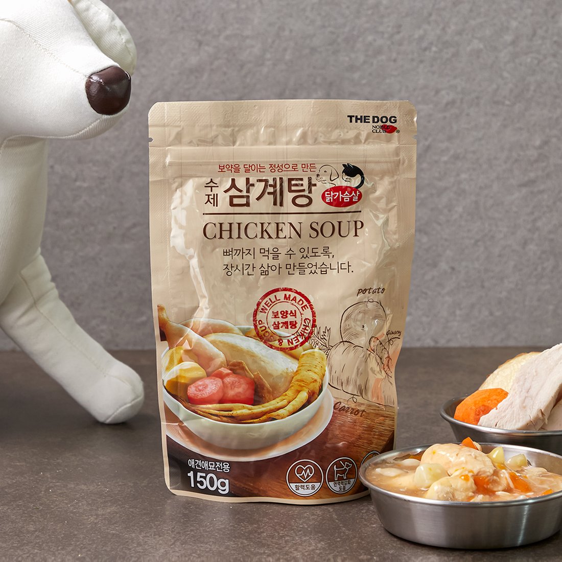 The dog 韓國人參雞湯包 Chicken Soup 150g