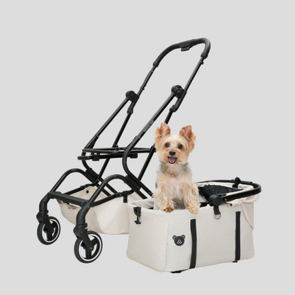 TeddyLand Petite 寵物推車 White 白色