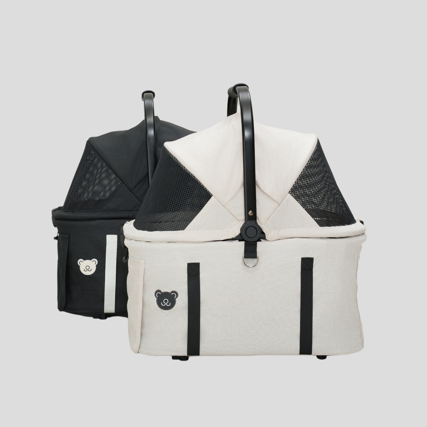 TeddyLand Petite 寵物手推車 Black 黑色