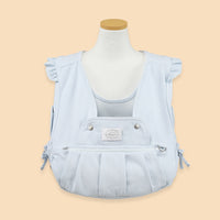 【Version 6】 Ritogato Voddly Flora Front Bag 前孭寵物袋 荷葉袖牛仔布質料 淺藍色