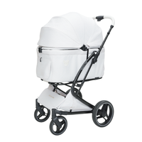 TeddyLand Grande 寵物手推車 Pearl 珍珠白