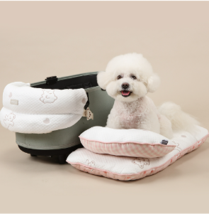 【預訂】Ritogato Porpe Rayon Cooling Double Mat 兩面用涼感寵物推車車墊套裝 - 粉紅色