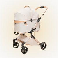 TeddyLand Elite 寵物手推車 Beige 杏色