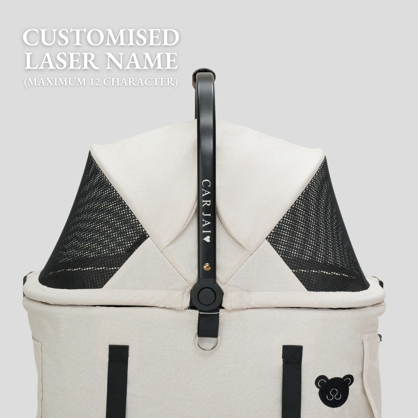 TeddyLand Petite 寵物推車 White 白色