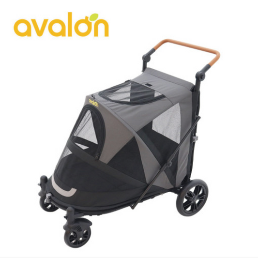 Avalon 韓國寵物大型犬手推車型格黑 Grande Stroller Black