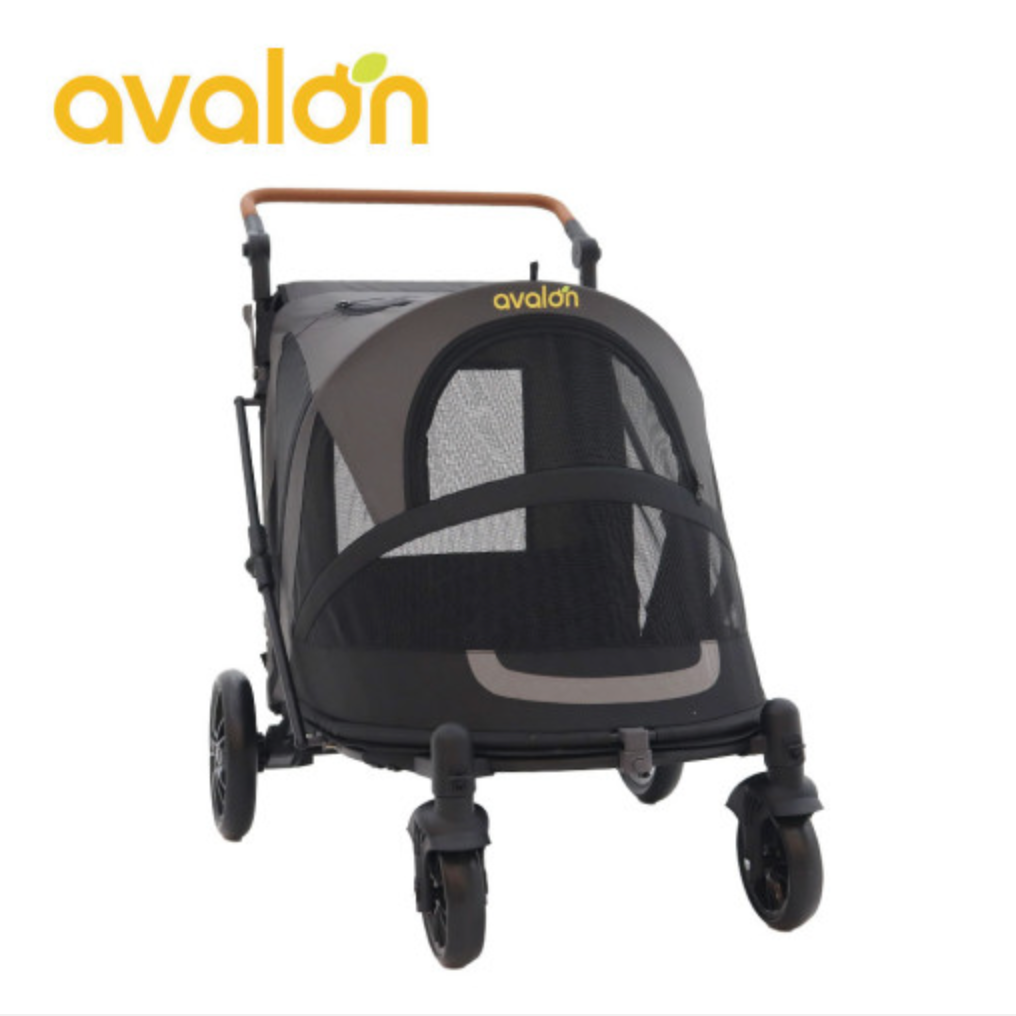 Avalon 韓國寵物大型犬手推車型格黑 Grande Stroller Black