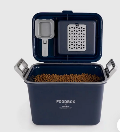 Sputnik Food Storage Navy 機能飼料箱 - 藍