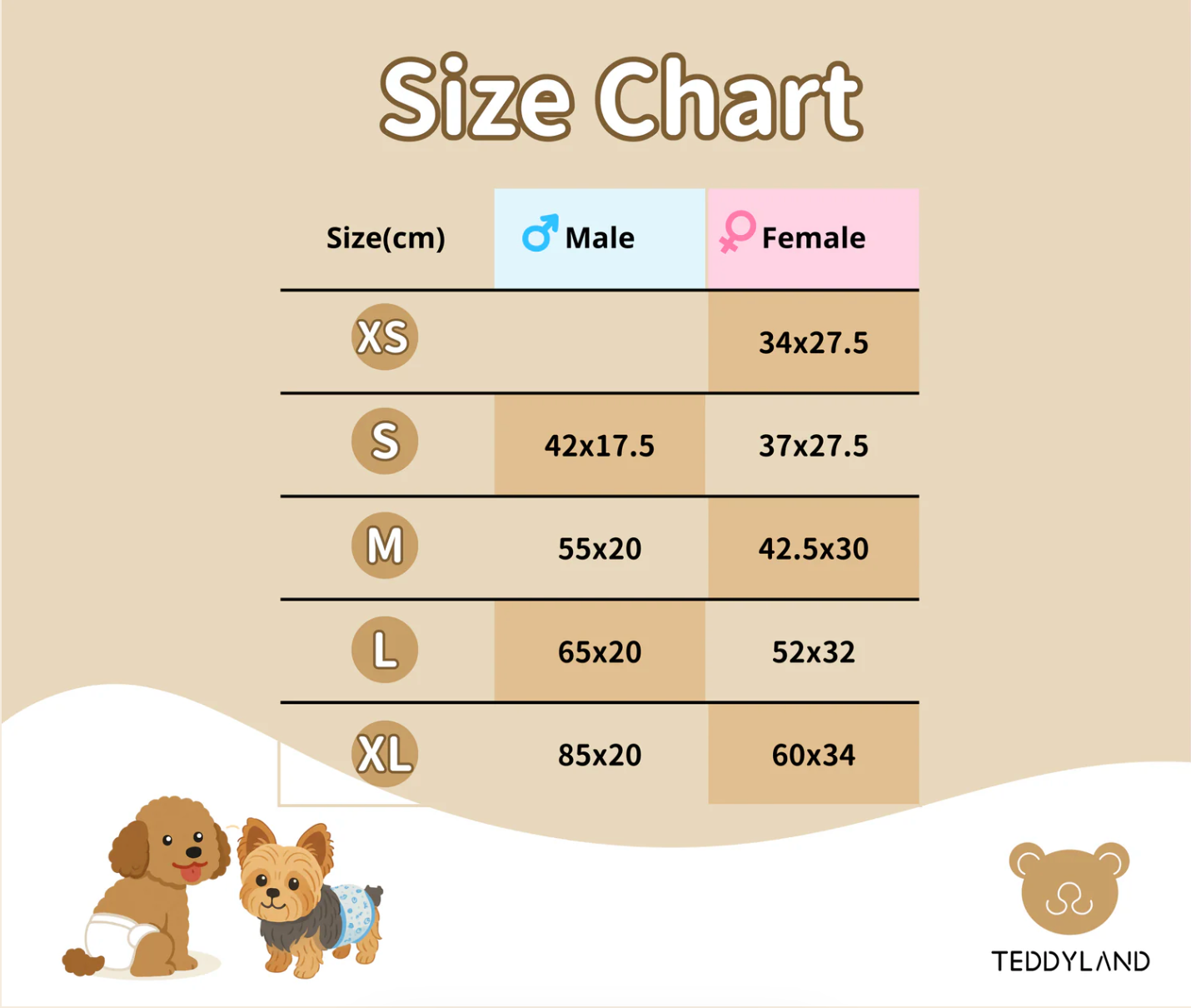 TeddyLand 寵物一次性禮貌褲 Pet Diaper