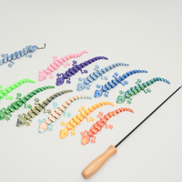 TeddyLand 泰國蜥蜴逗貓棒 lizard cat toy