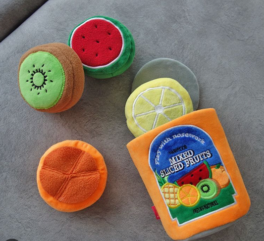 ParisDog 生果罐頭藏食玩具 Fruit can toy