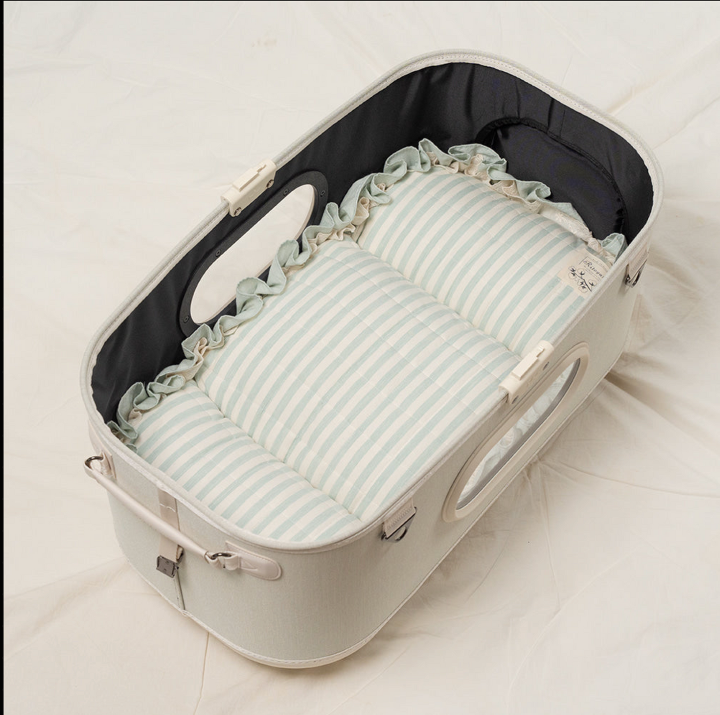 Ritogato Pawpaw Frill Stroller Cushion 寵物推車車墊 小熊喱士款