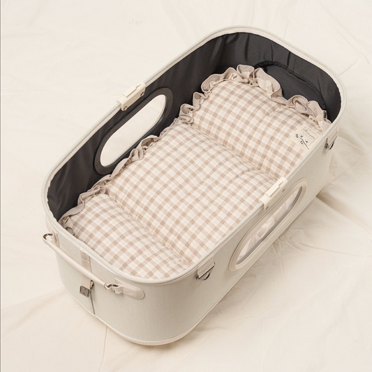 Ritogato Pawpaw Frill Stroller Cushion 寵物推車車墊 小熊喱士款