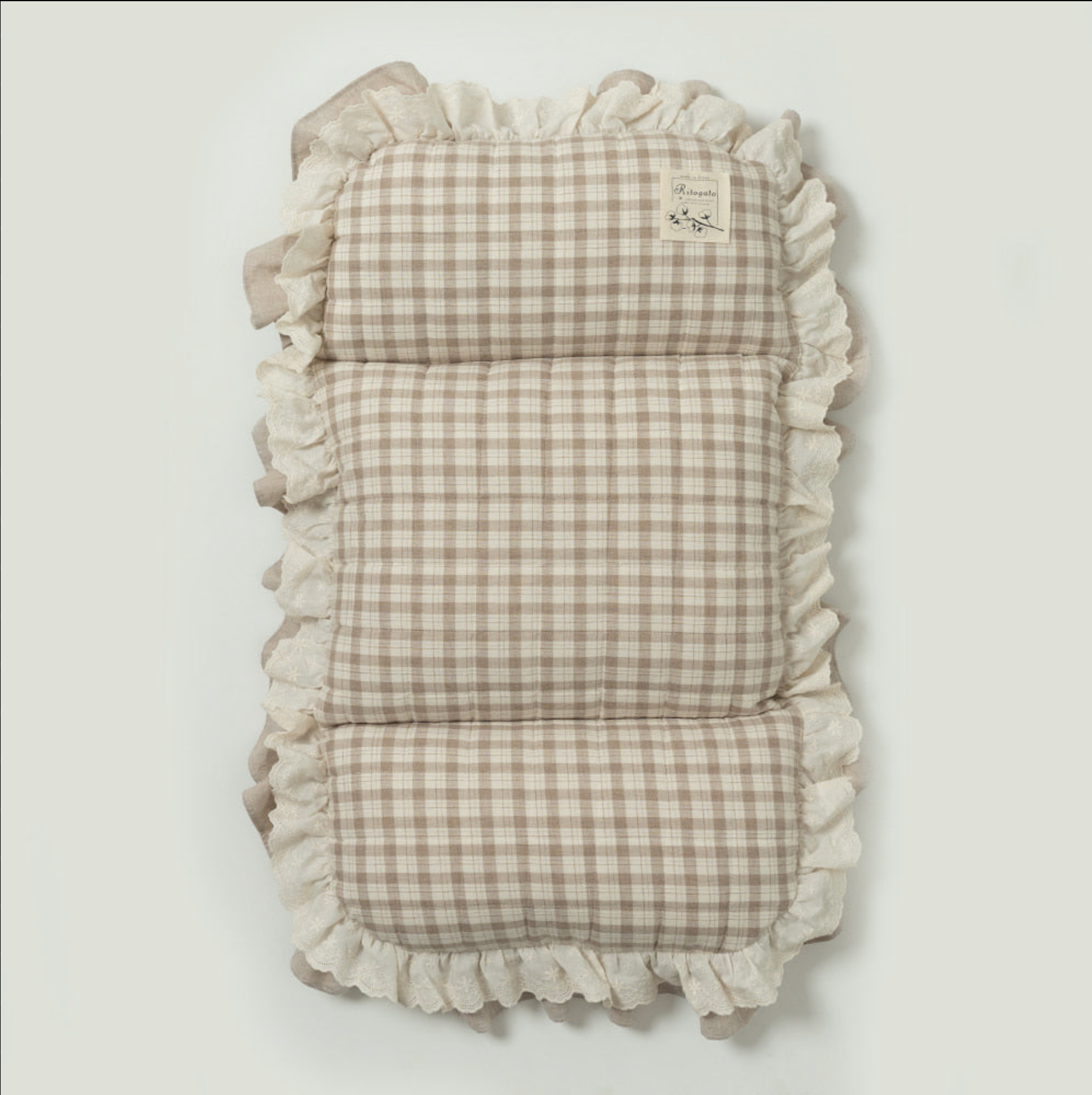 Ritogato Pawpaw Frill Stroller Cushion 寵物推車車墊 小熊喱士款