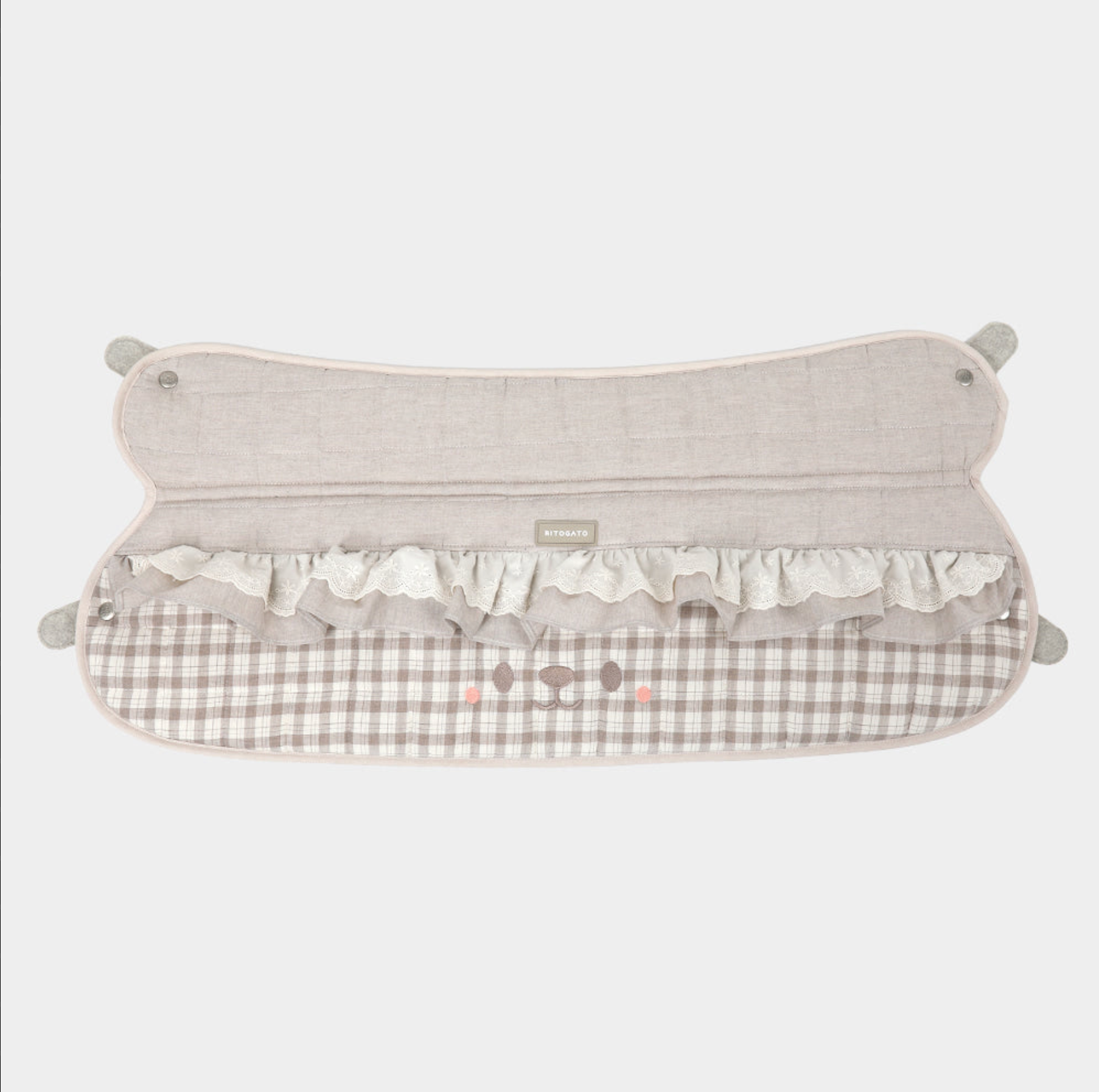 Ritogato Pawpaw Frill Stroller Guard 寵物推車圍邊 小熊喱士款