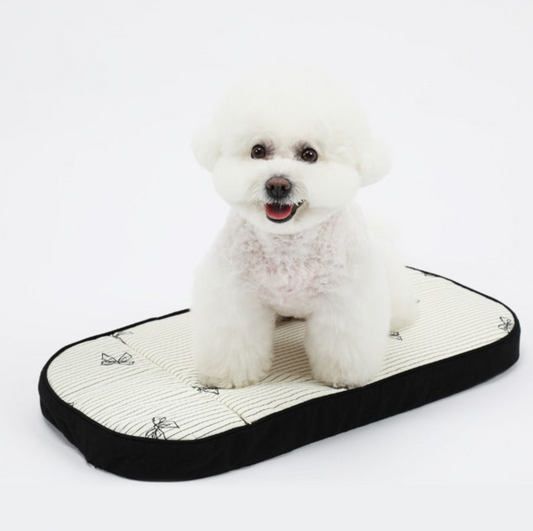 Ritogato Pliant Buggy Cover-up Cushion 寵物推車車墊 蝴蝶結喱士款