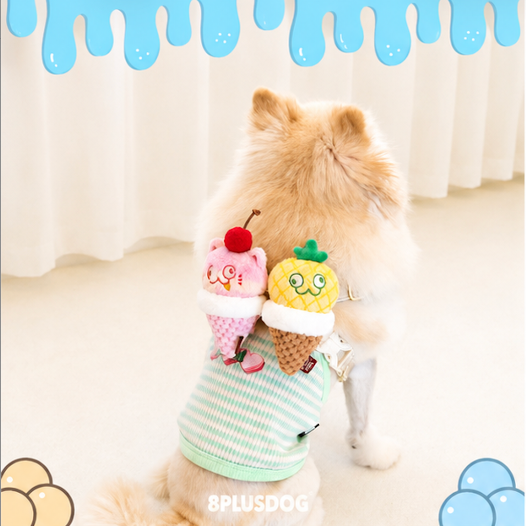 【限定搶購】8PlusDog 冰淇淋胸背帶吊飾 | 香港限量