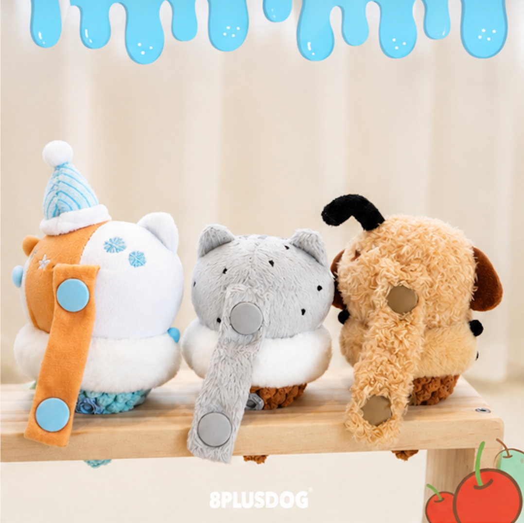【限定搶購】8PlusDog 冰淇淋胸背帶吊飾 | 香港限量