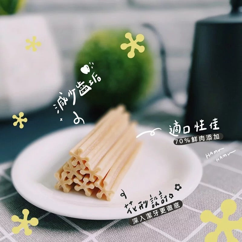 Abao 水果乳酪潔齒棒 香蕉芭樂🍌 （5條入）