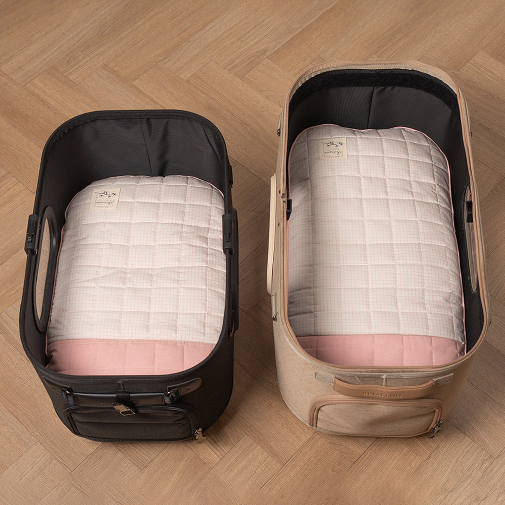 Ritogato Honeybuney Pet Cart Cushion 小熊格仔款寵物推車車墊 - 粉紅色