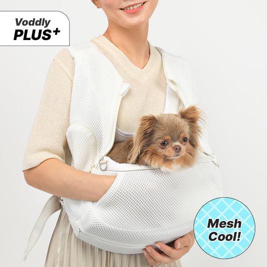 【V7】Ritogato Voddly Plus Front Bag 前孭寵物袋 網袋質料 白色