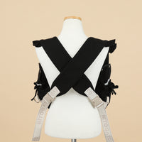 【Version 6】 Ritogato Voddly Flora Front Bag 前孭寵物袋 荷葉袖牛仔布質料 黑色