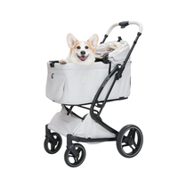 TeddyLand Grande 寵物手推車 Pearl 珍珠白