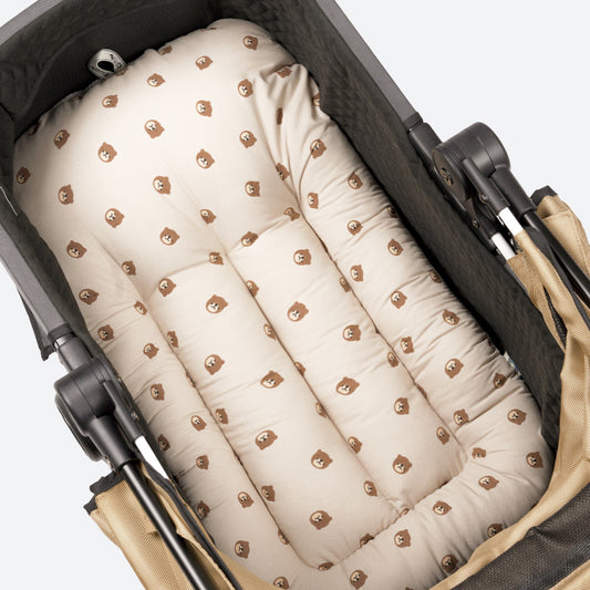 Rottie 寵物推車 杏色熊仔車墊  Stroller Cushion