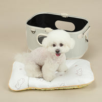 【預訂】Ritogato Forpe Rayon Cooling Double Mat 兩面用涼感寵物推車車墊套裝 - 黃色