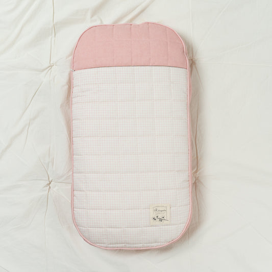 Ritogato Honeybuney Pet Cart Cushion 小熊格仔款寵物推車車墊套裝 - 粉紅色