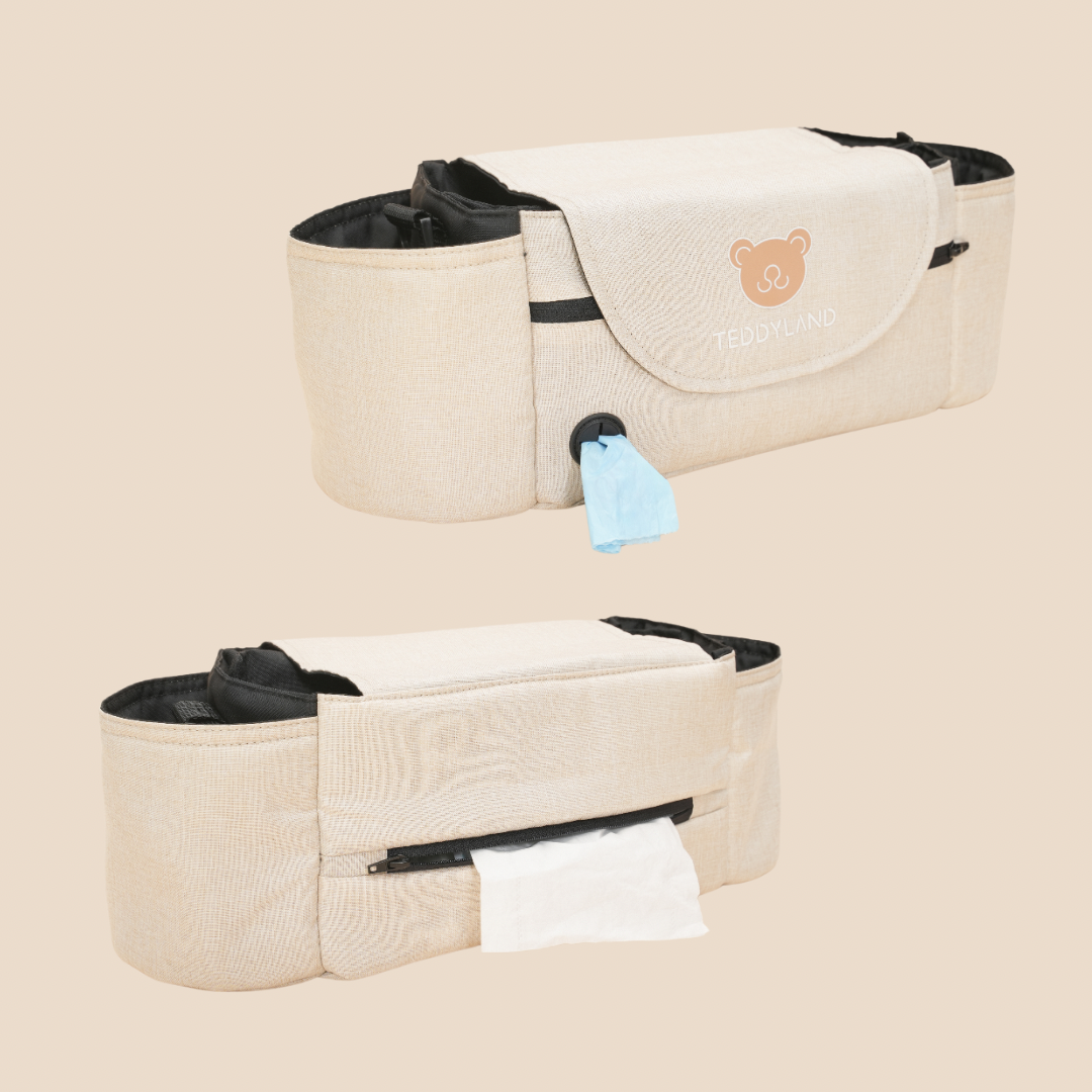 TeddyLand Stroller Organizer 手推車多功能掛包 Beige 杏色