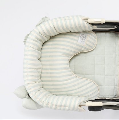 Ritogato Chou-Ribbon Buggy Cover-up Pillow 韓式簡約款寵物半月枕 (三色)