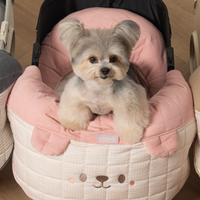 Ritogato Honeybuney Pet Cart Cushion 小熊格仔款寵物推車車墊 - 粉紅色