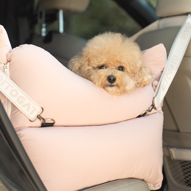 【預訂商品】Ritogato New Smart Car Seat Version 3 寵物汽車安全座椅 粉紅色