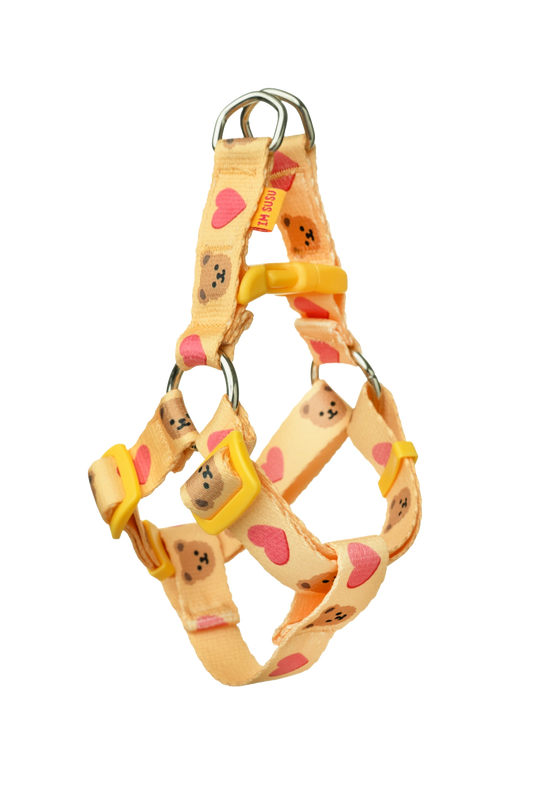 IMSUSU 心心熊仔Y型胸背帶 Heart Bear Y Harness