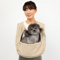 【V7】Ritogato Voddly Plus Front Bag 前孭寵物袋 透氣網質料 杏色