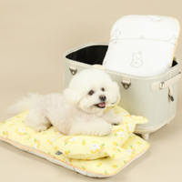 【預訂】Ritogato Forpe Rayon Cooling Double Mat 兩面用涼感寵物推車車墊套裝 - 黃色