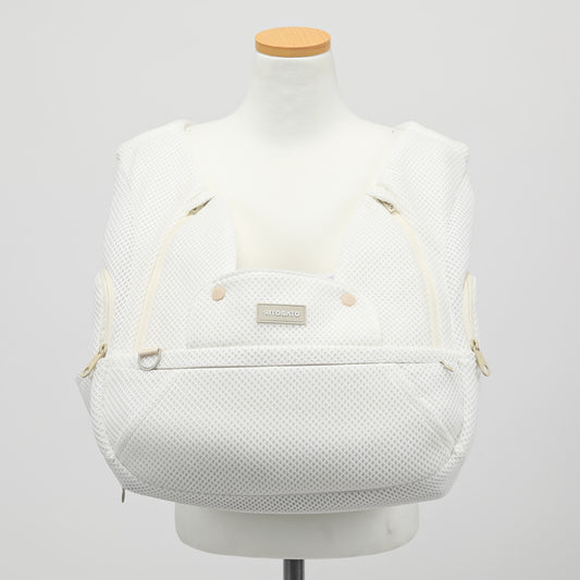【V7】Ritogato Voddly Plus Front Bag 前孭寵物袋 網袋質料 白色