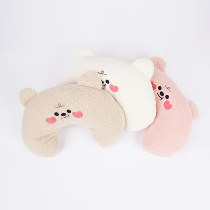Ritogato Bolppangi Buggy Cover-up Pillow 熊仔毛絨絨款寵物半月枕 (三色)