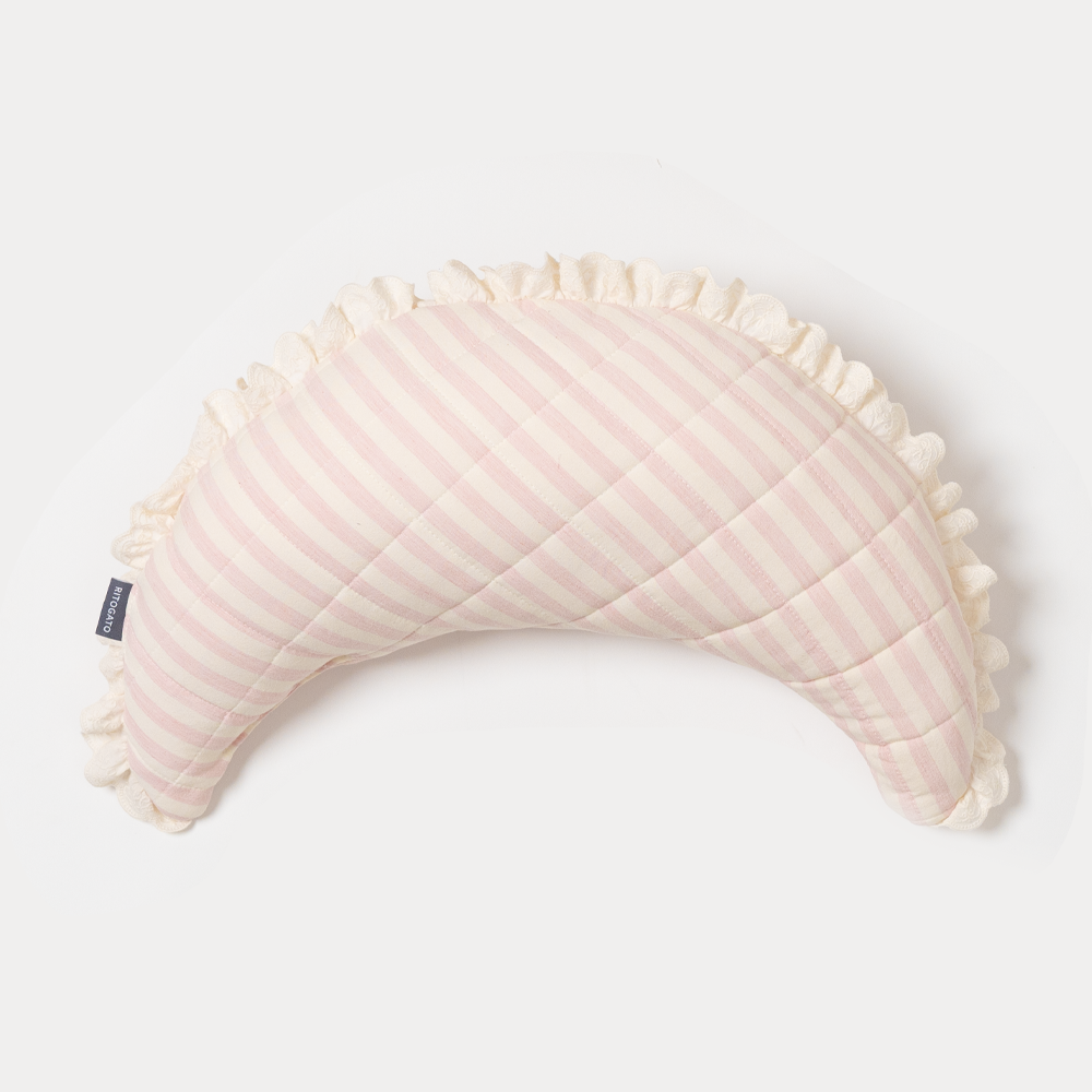 Ritogato Pawpaw Frill Pet Cart Half Moon Pillow小熊喱士款寵物半月枕 (三色)