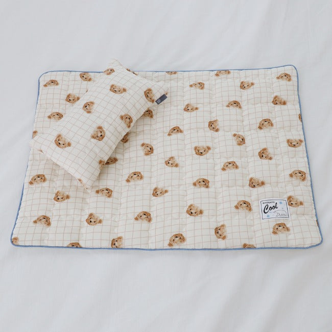 Ritogato 寵物防跣涼感墊 Non-slip Cool Mat (Check Bear)