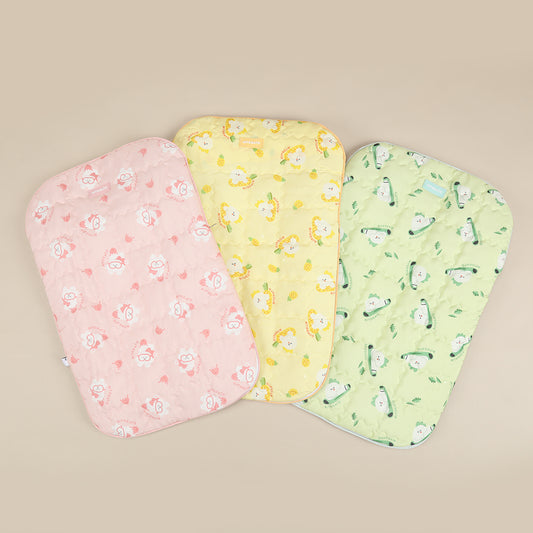 【預訂】Ritogato Porpe Rayon Cooling Double Mat 兩面用涼感寵物推車車墊套裝 - 粉紅色