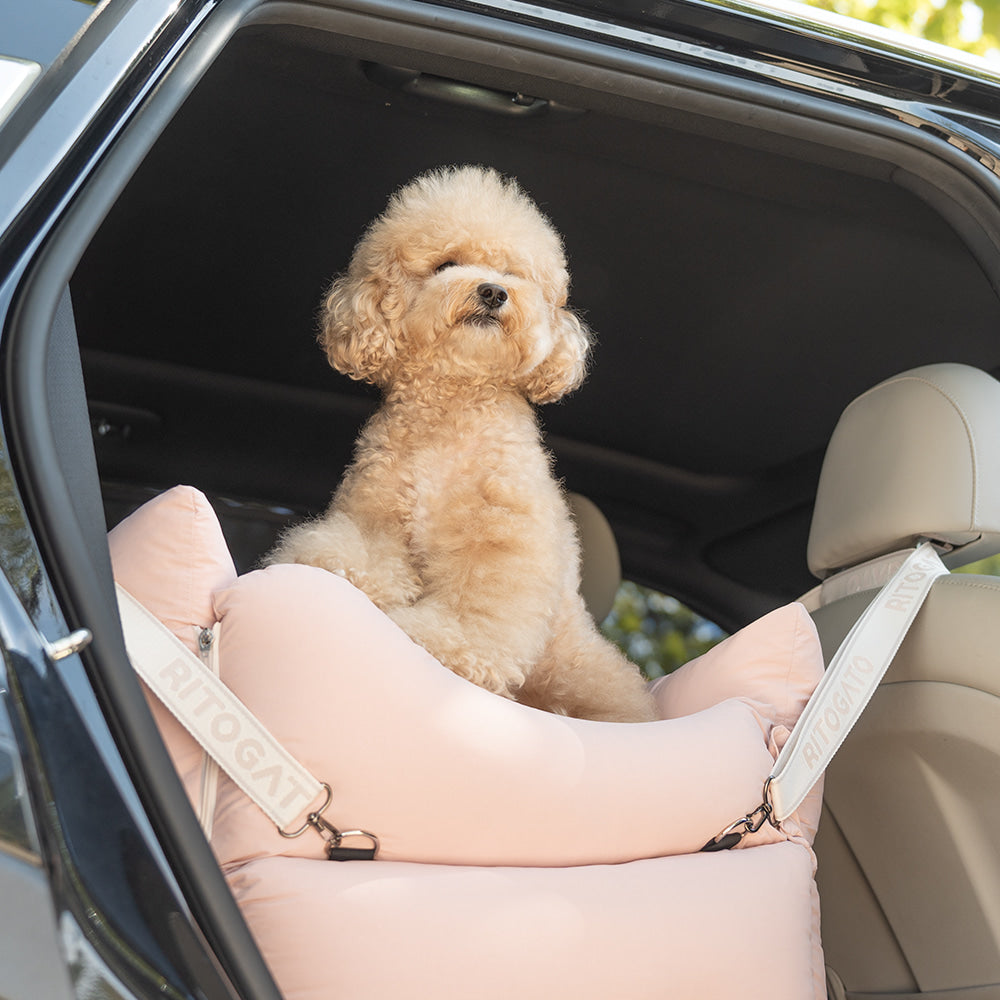 【預訂商品】Ritogato New Smart Car Seat Version 3 寵物汽車安全座椅 粉紅色