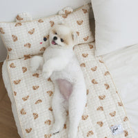 Ritogato 寵物涼感墊連枕頭 Icebear Coolmat with Pillow (Check Bear)